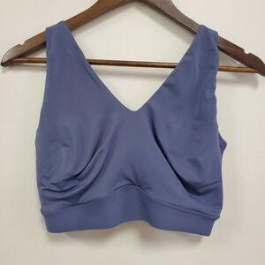 Harper Wilde Womens Supportive Full Coverage Sports Bra‎ Size 3X Blue Workout